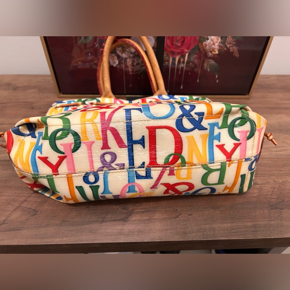 Dooney & Bourke Multicolor Letter Tote - Picture 5 of 11